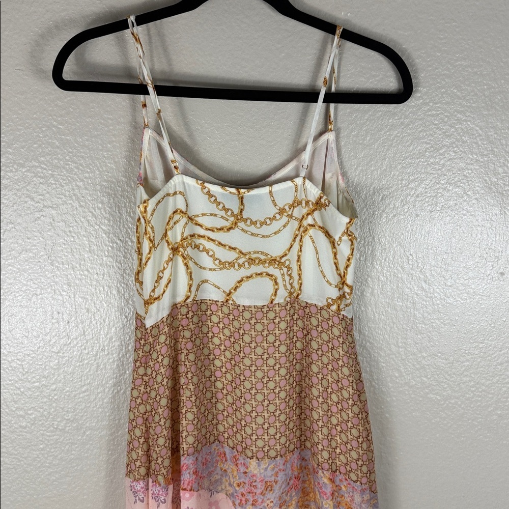 MAJORELLE Carrie Maxi Dress in Gold Multi - Picture 5 of 7